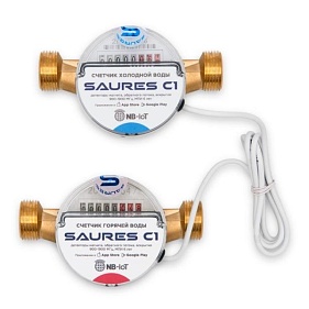 Водосчетчики SAURES NB-IoT МТС 1/2" 110мм в Москве